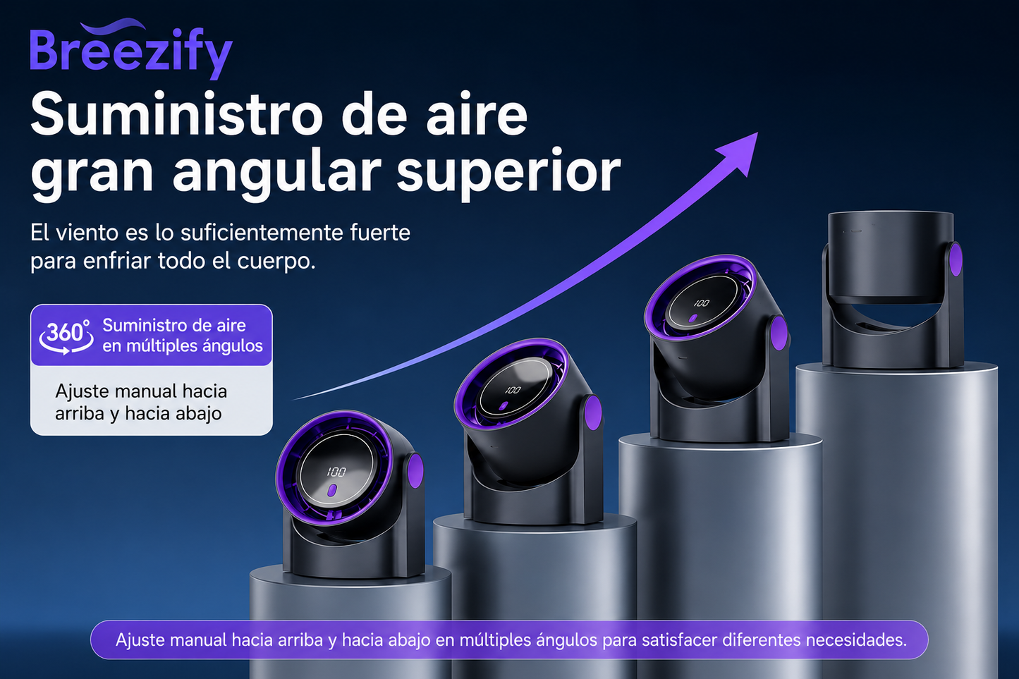 Ventilador portátil Breezify