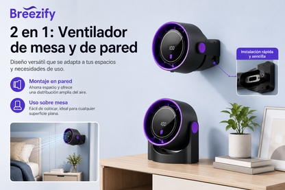 Ventilador portátil Breezify