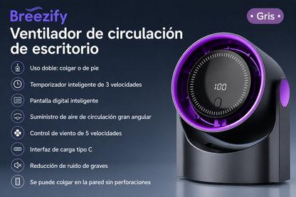 Ventilador portátil Breezify